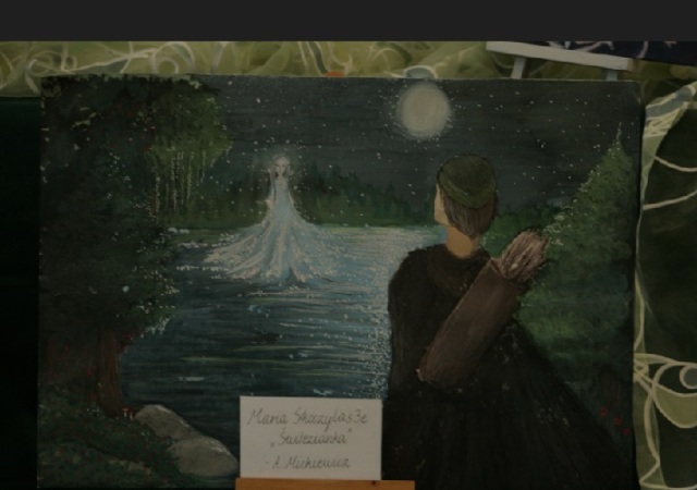 Praca Marysi Skoczylas, która zdobyła drugie miejsce w konkursie plastycznym